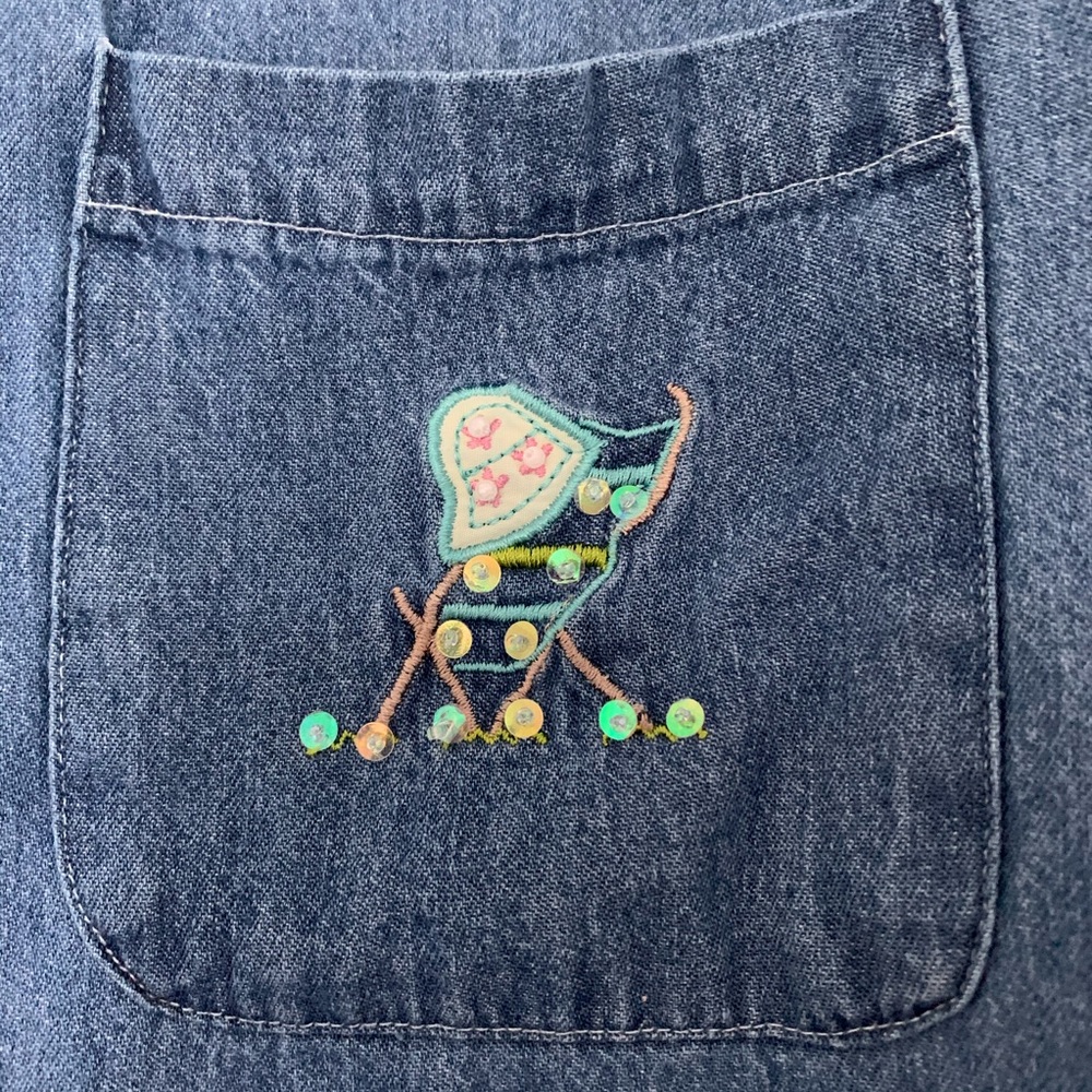 Denim Button Up - Picture 3 of 7